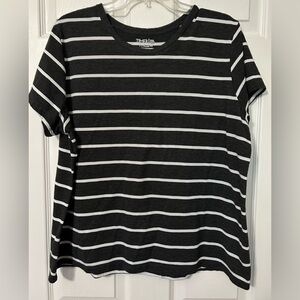 Black and White Striped T-Shirt